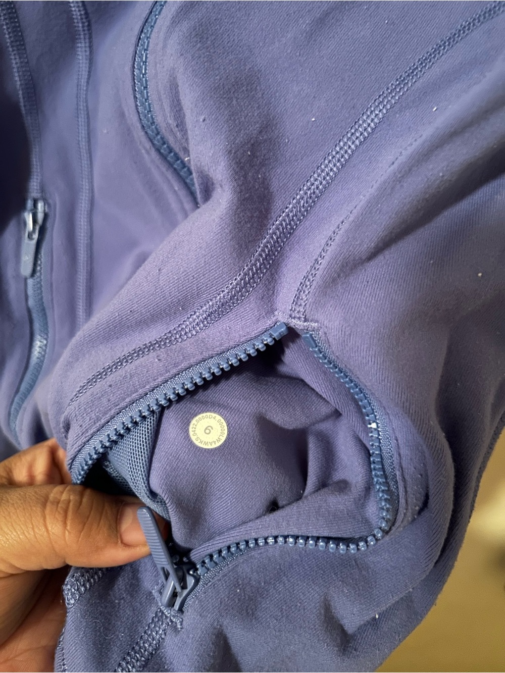 Lululemon Define Jacket Full-Zip Blue/Periwinkle Size 6